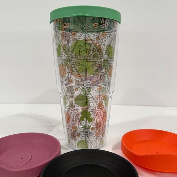 Tervis Disney Parks 2023 Epcot Flower Garden Festival Figment Tumbler + 4 Lids - Picture 5 of 8